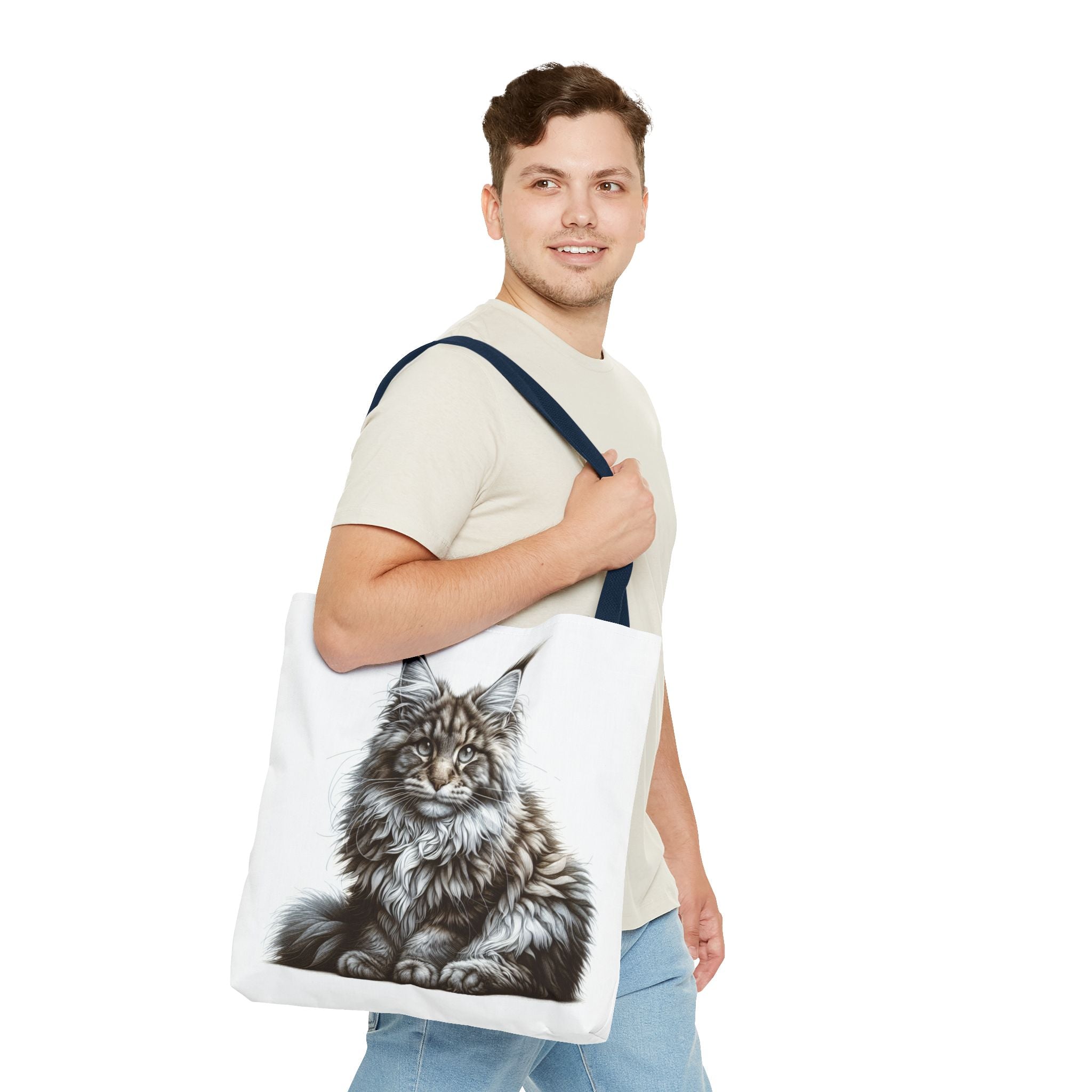 Maine Coon Cat Tote Bag (AOP)