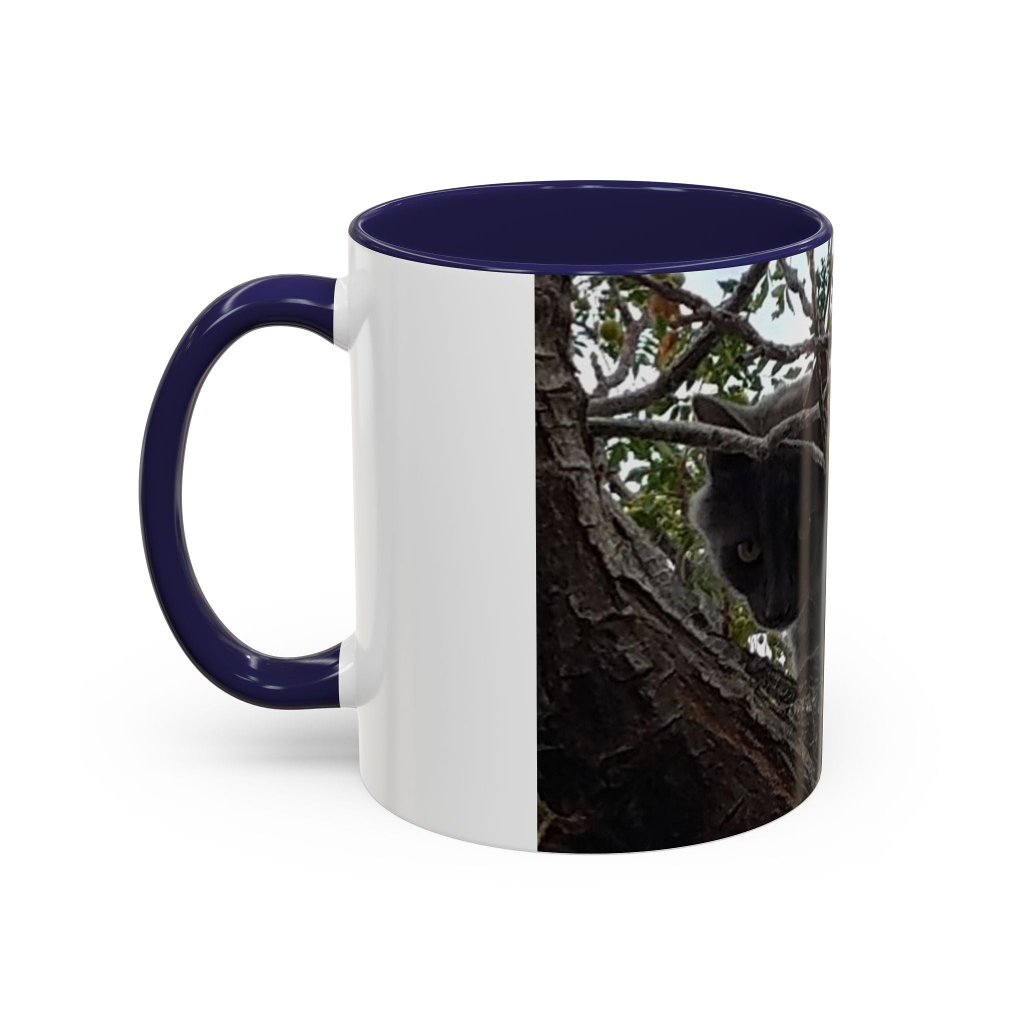 Cat in a Tree Accent Coffee Mug (11oz, 15oz)