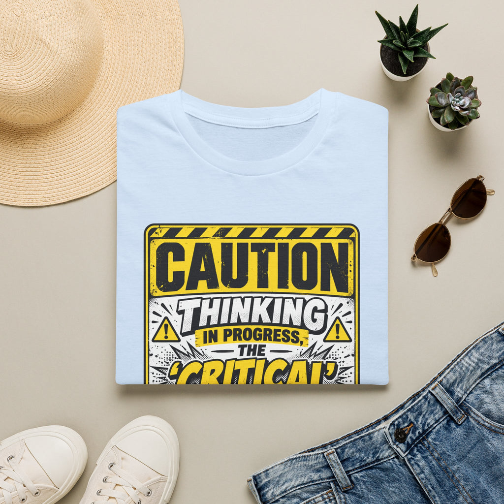 Caution Thinking in Progress Critical Kind T-Shirt