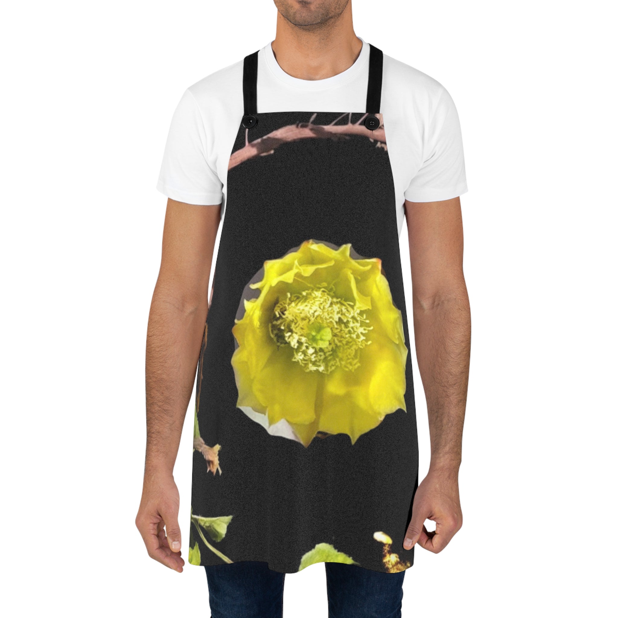 Bee on a Yellow Flower Apron