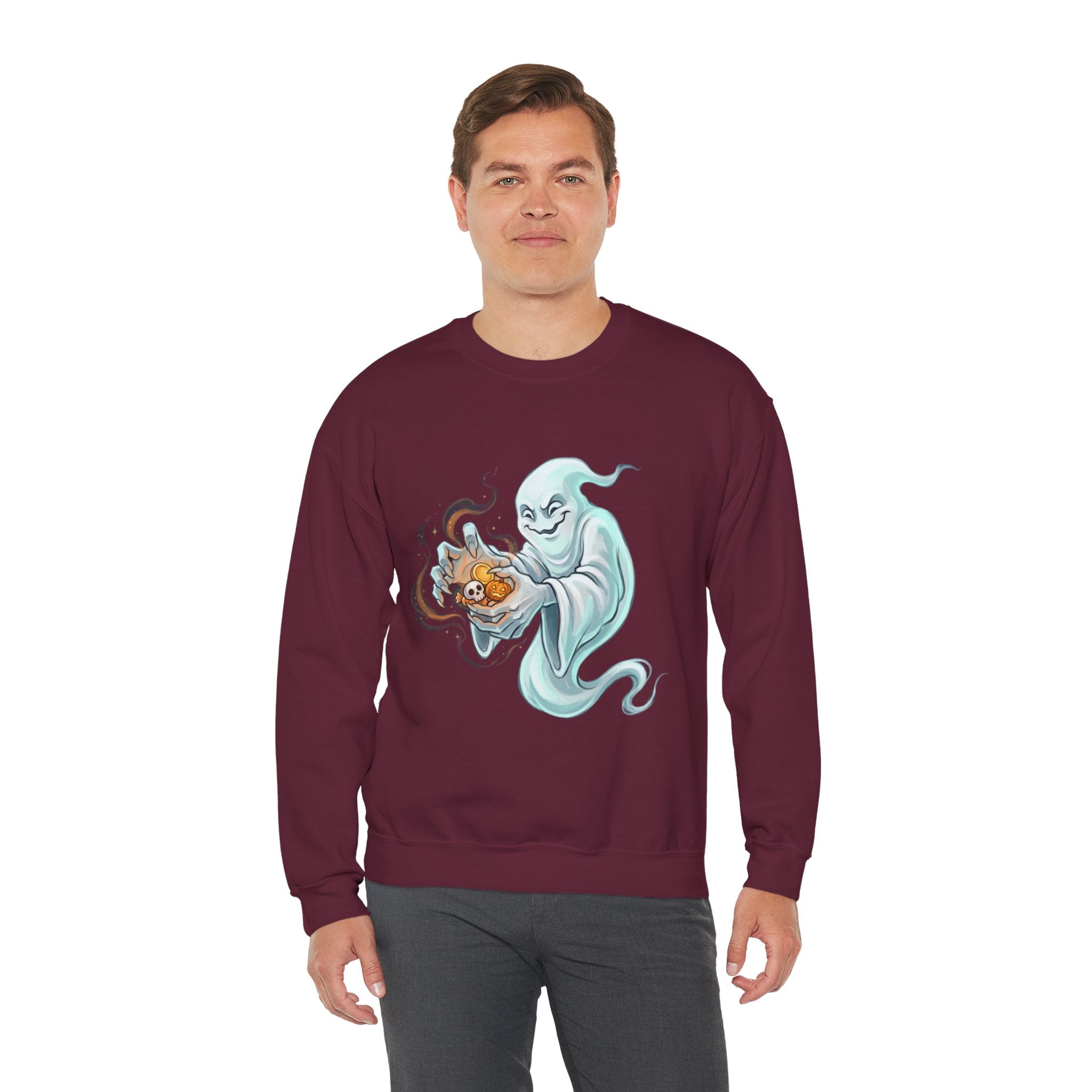 Ghost Portal Halloween Unisex Heavy Blend Crewneck Sweatshirt
