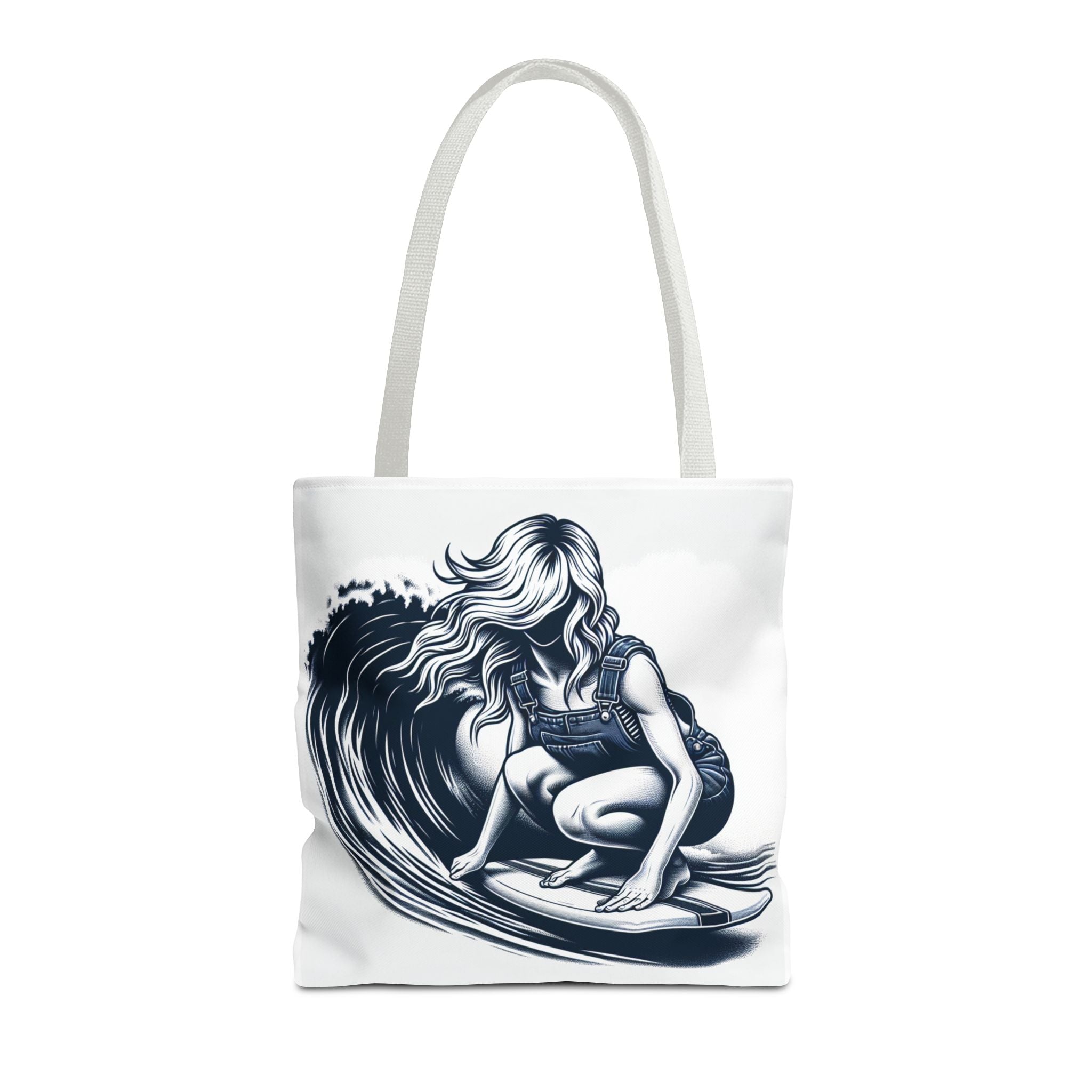Female Surfer Tote Bag (AOP)