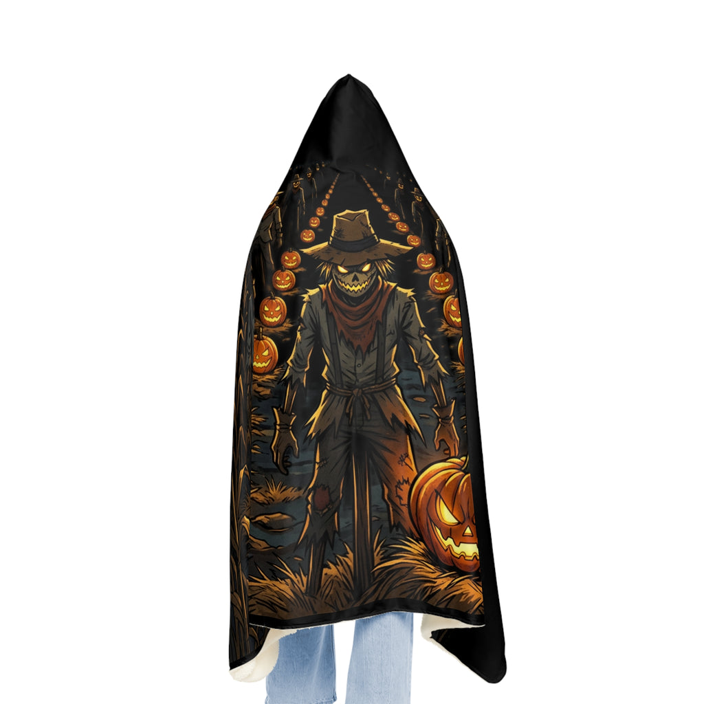 Halloween Scarecrow Pumpkin Patch Snuggle Blanket