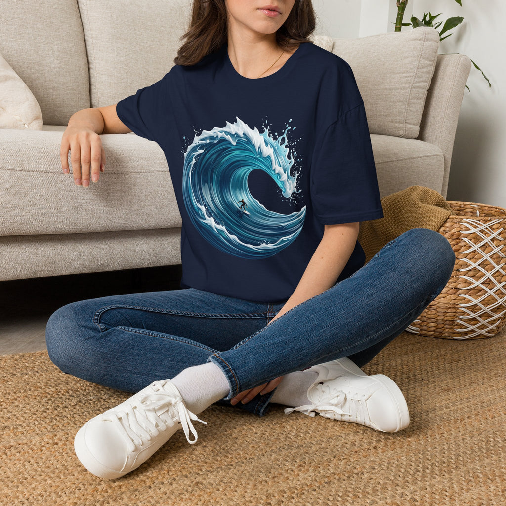 Ocean Wave T-Shirt — Coastal Surf Graphic Tee