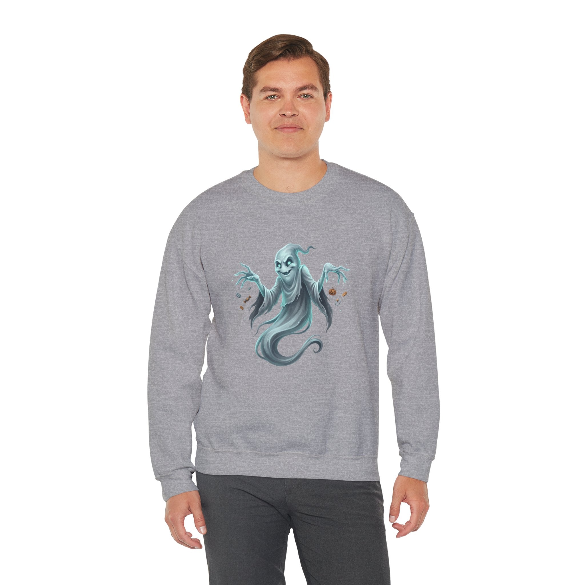 Mischief Ghost Halloween Crewneck Sweatshirt