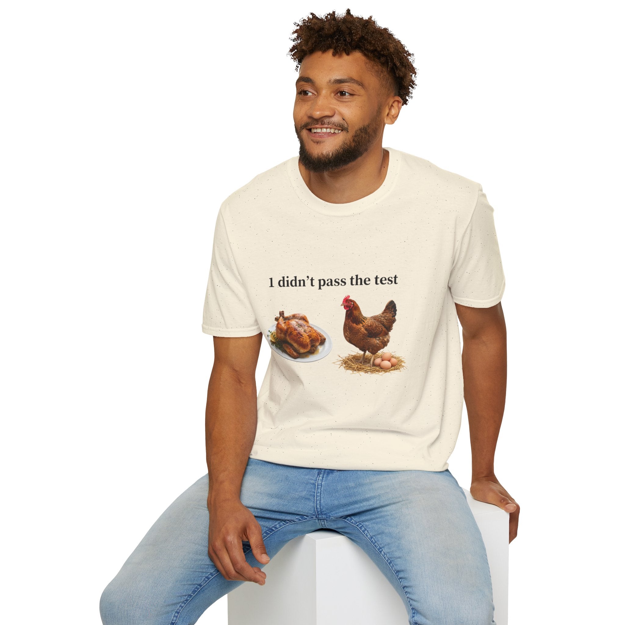CHICKEN DIDN'T MAKE IT Unisex Soft style T-Shirt