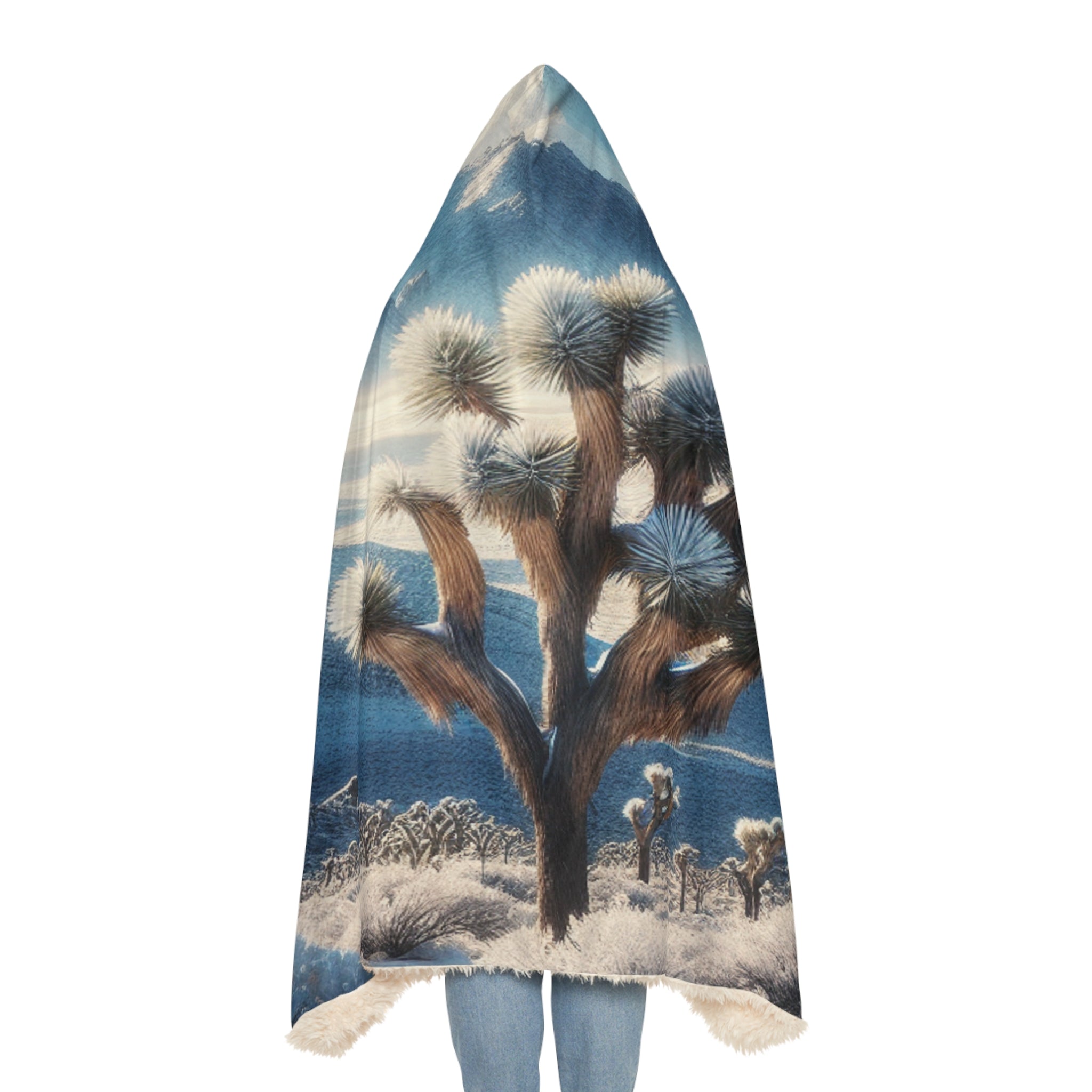 Snuggle Blanket - Joshua Tree with Snow