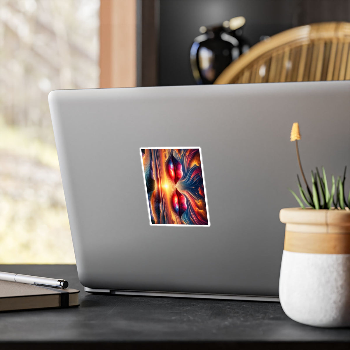 Surreal Sunset Eyes Kiss-Cut Vinyl Decal