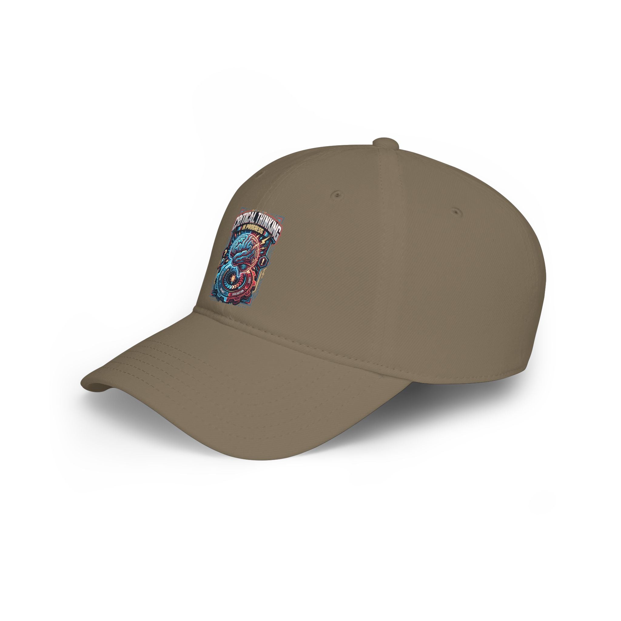 Dragon Skull Baseball Cap - 'Critical Thinking' Graphic Low Profile Hat