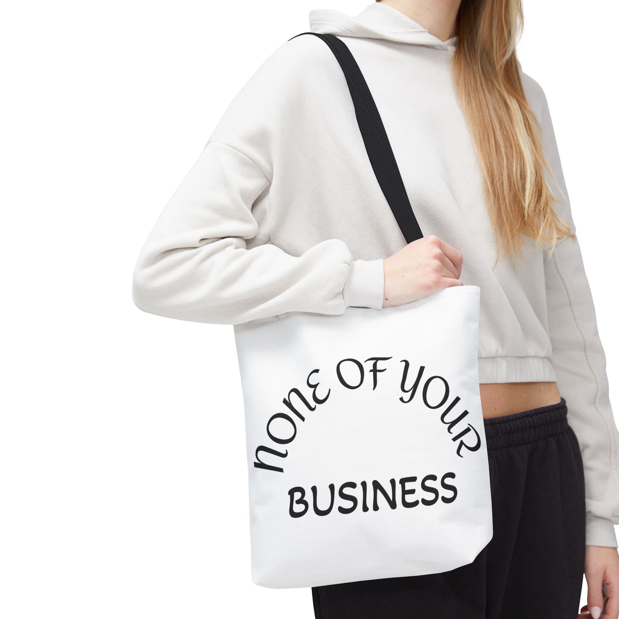 None of your Business (rat on the backside)Tote Bag (AOP)