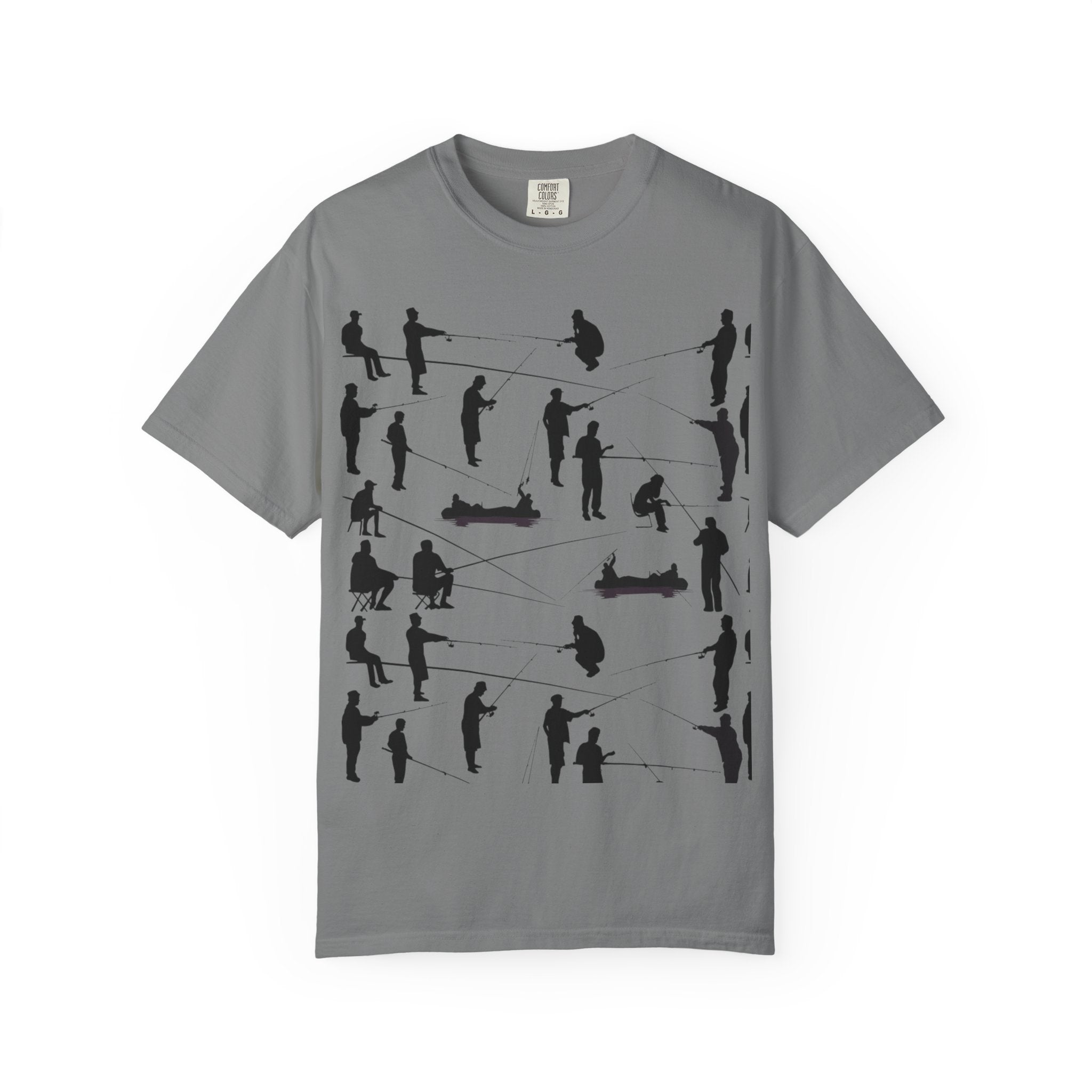 Different Styles of Fishing Garment-Dyed T-Shirt — New Colors