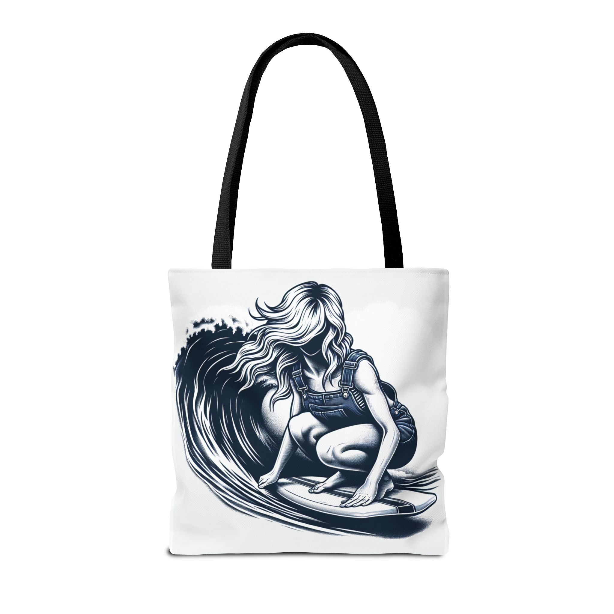 Female Surfer Tote Bag (AOP)