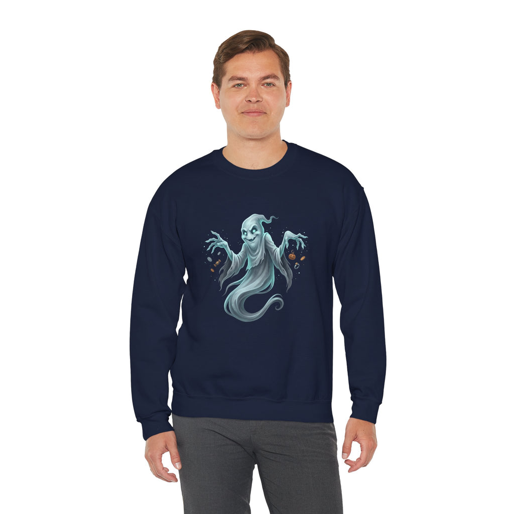 Mischief Ghost Halloween Crewneck Sweatshirt