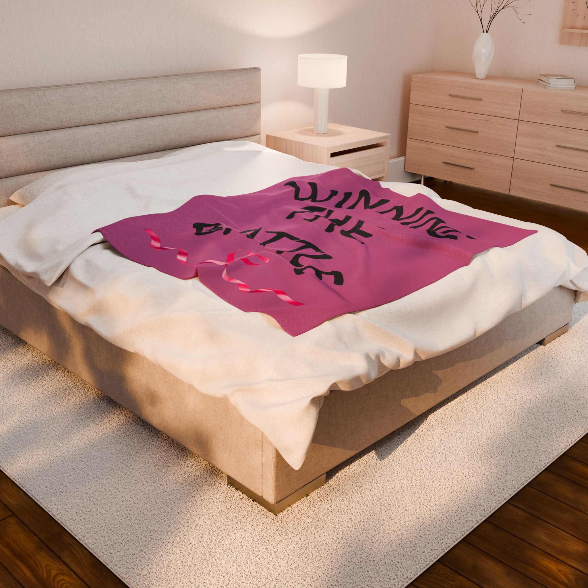Velveteen Plush Blanket - Winning the Battle
