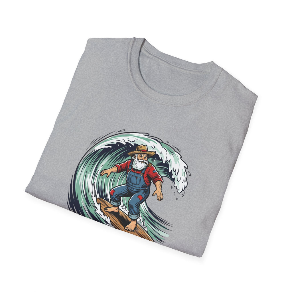 Redneck Santa T-Shirt — Surfing Santa Holiday Graphic Tee