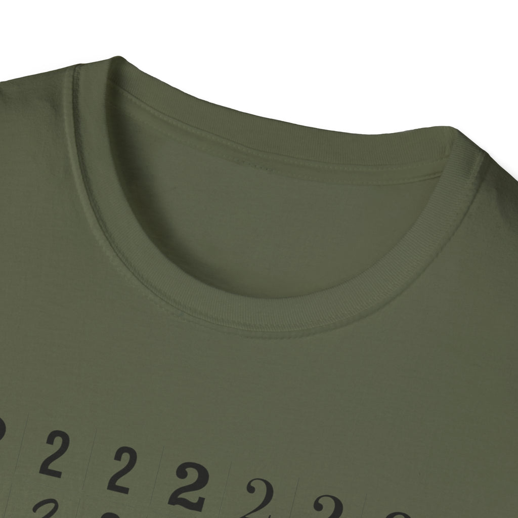 Running Number 2 Funny Bathroom Humor Graphic Unisex T-Shirt