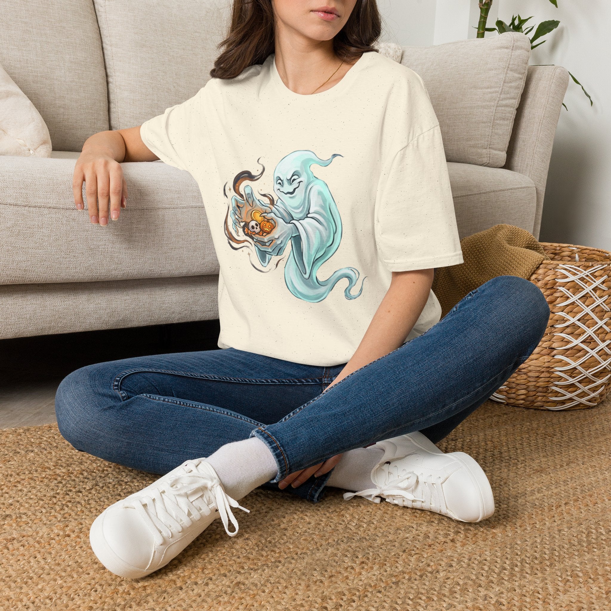 Ghost Portal Halloween Unisex Softstyle T-Shirt