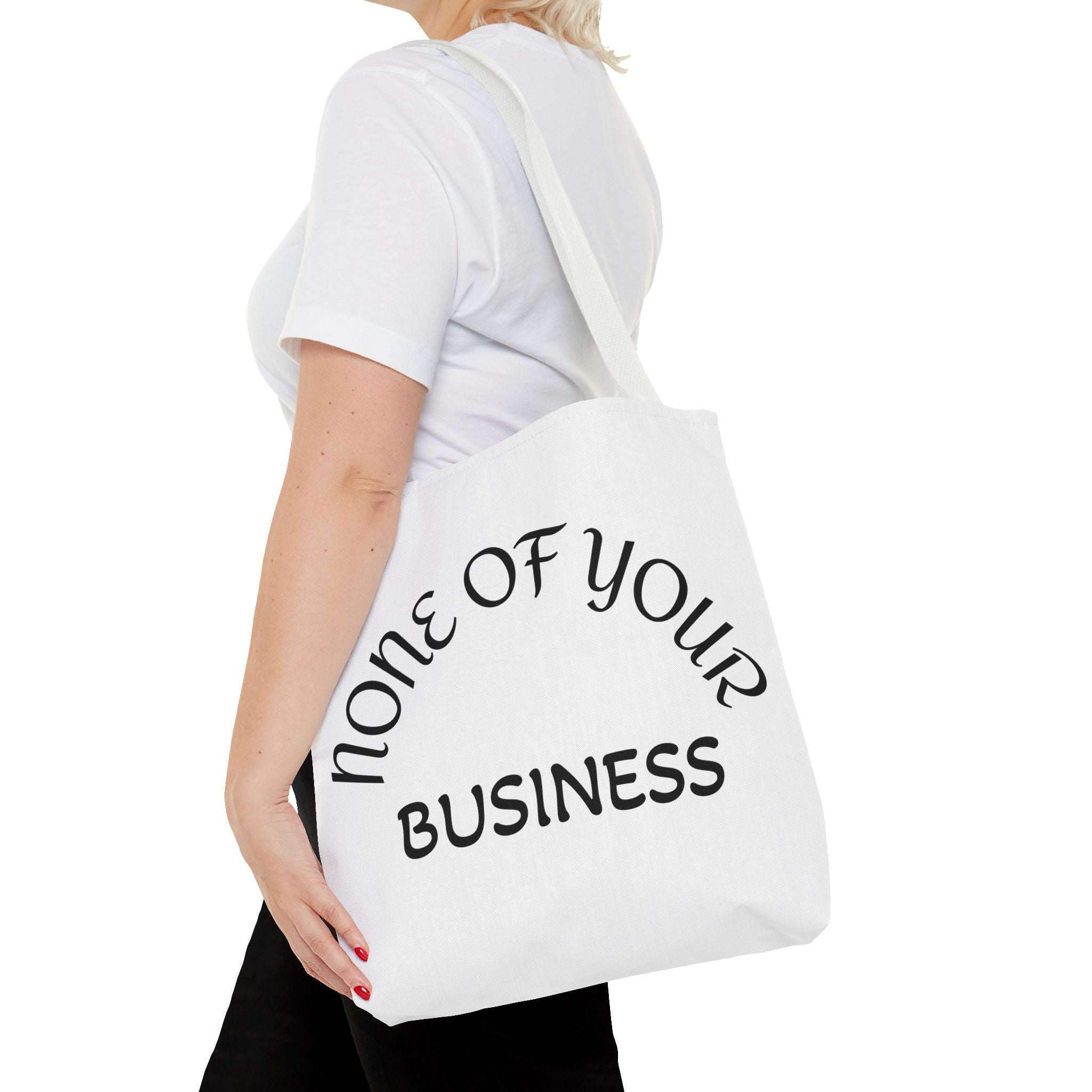 None of your Business (rat on the backside)Tote Bag (AOP)
