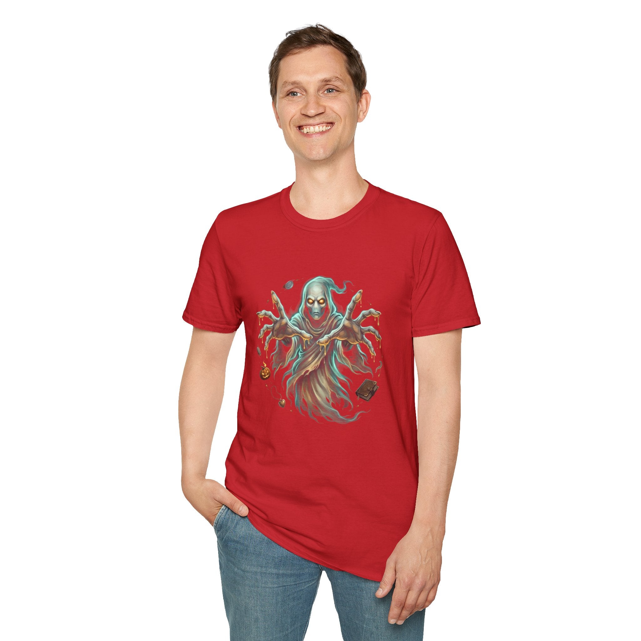 Hooded Specter Halloween Unisex Softstyle T-Shirt