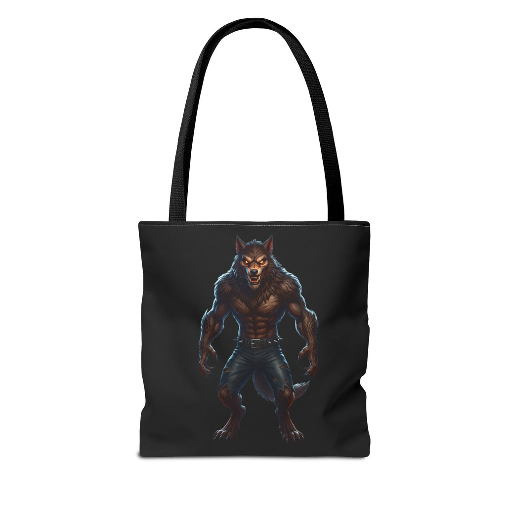 Werewolf Tote Bag — Dark Fantasy Creature Shopper