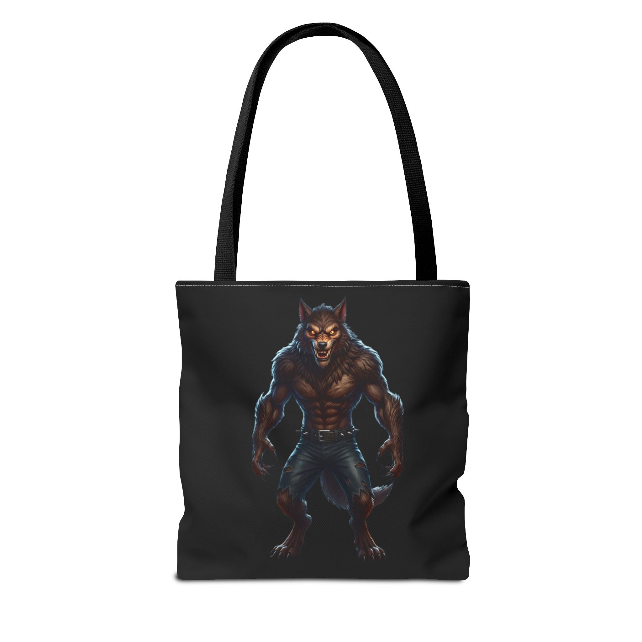 Werewolf Tote Bag — Dark Fantasy Creature Shopper