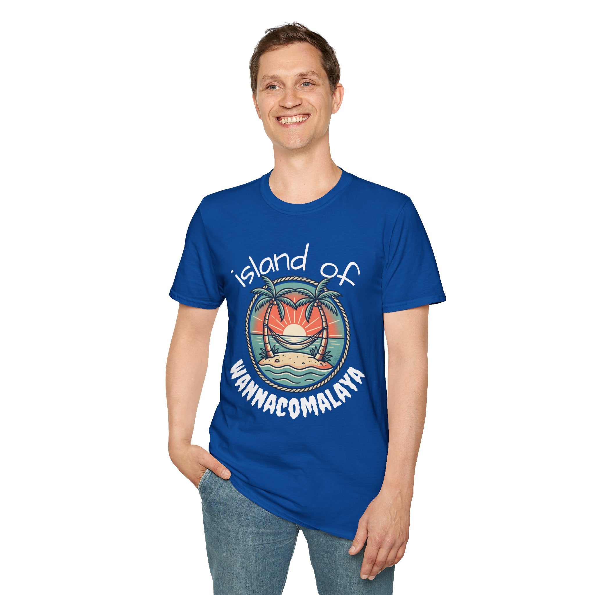 Island of Wannacomalaya Unisex Softstyle T-Shirt