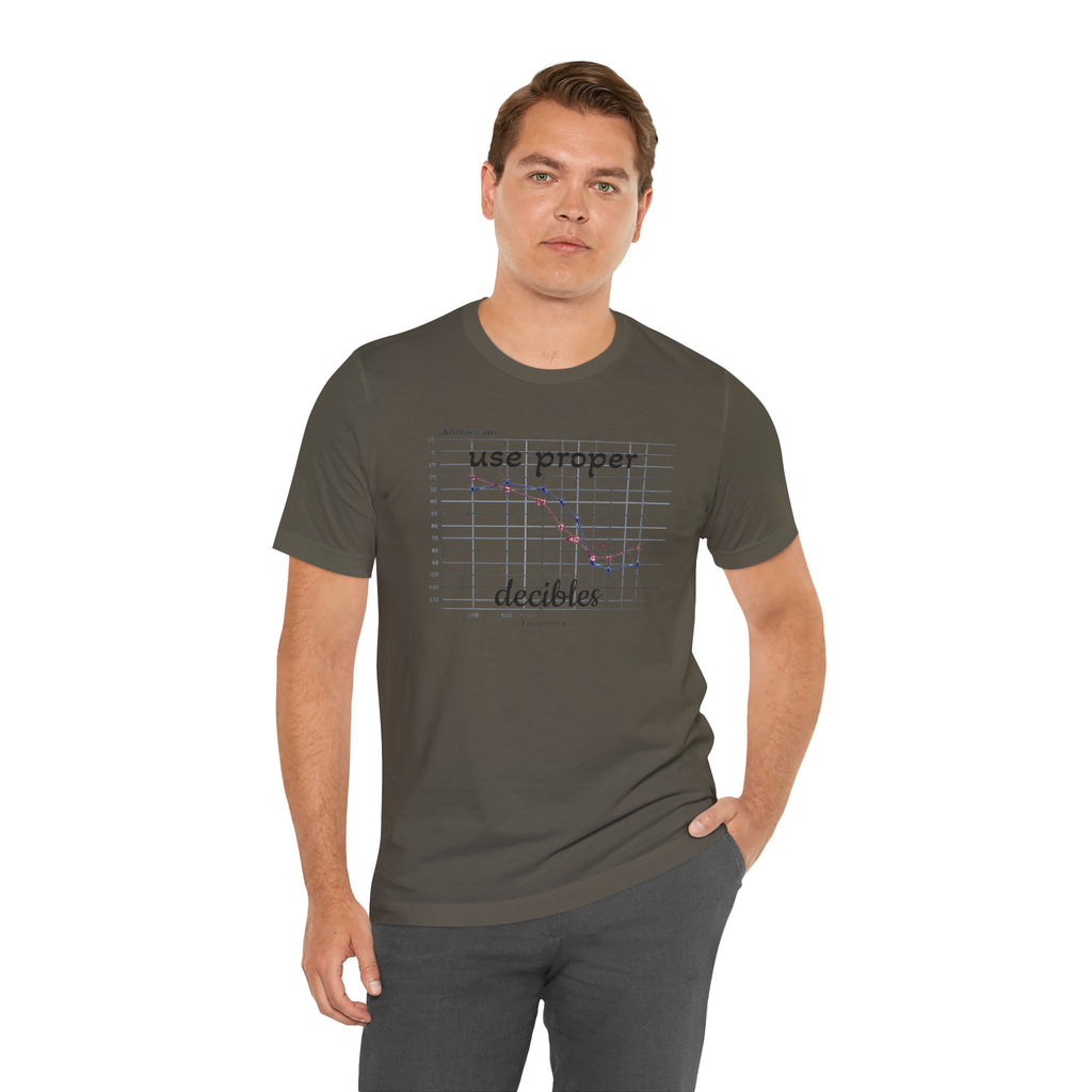 DECIBEL METER Jersey Short Sleeve Tee