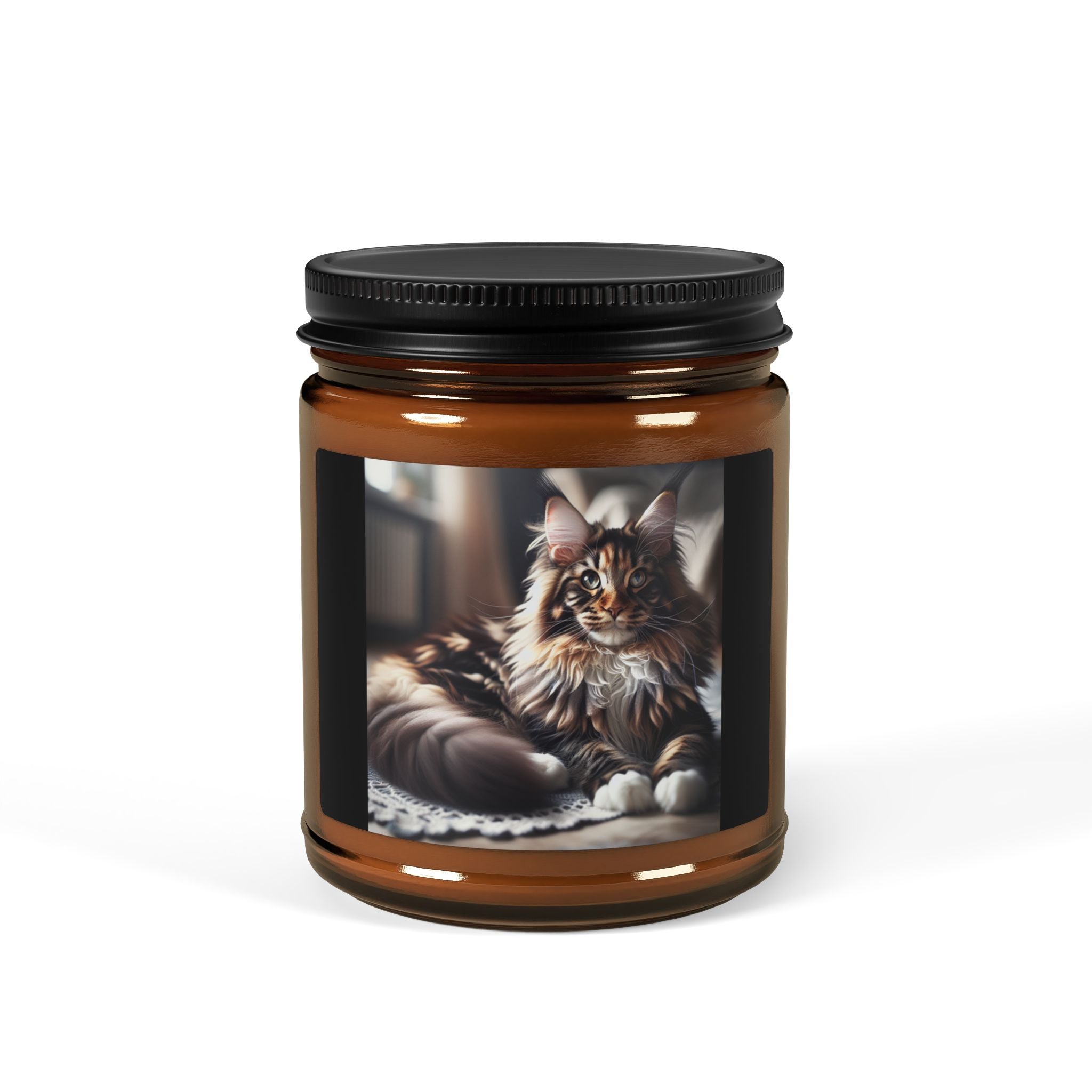 Maine Coon Cat Scented Candle (9oz)