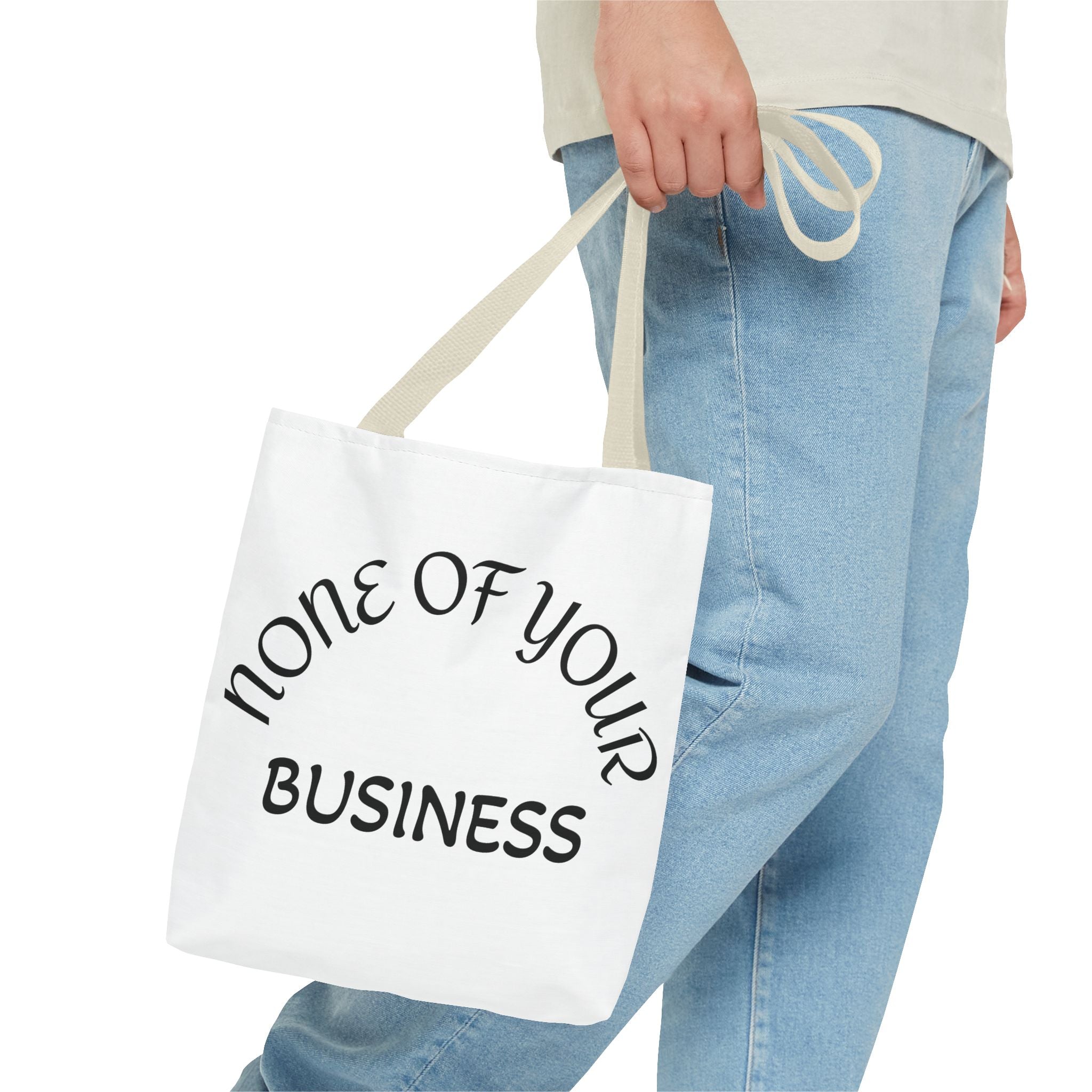 None of your Business (rat on the backside)Tote Bag (AOP)
