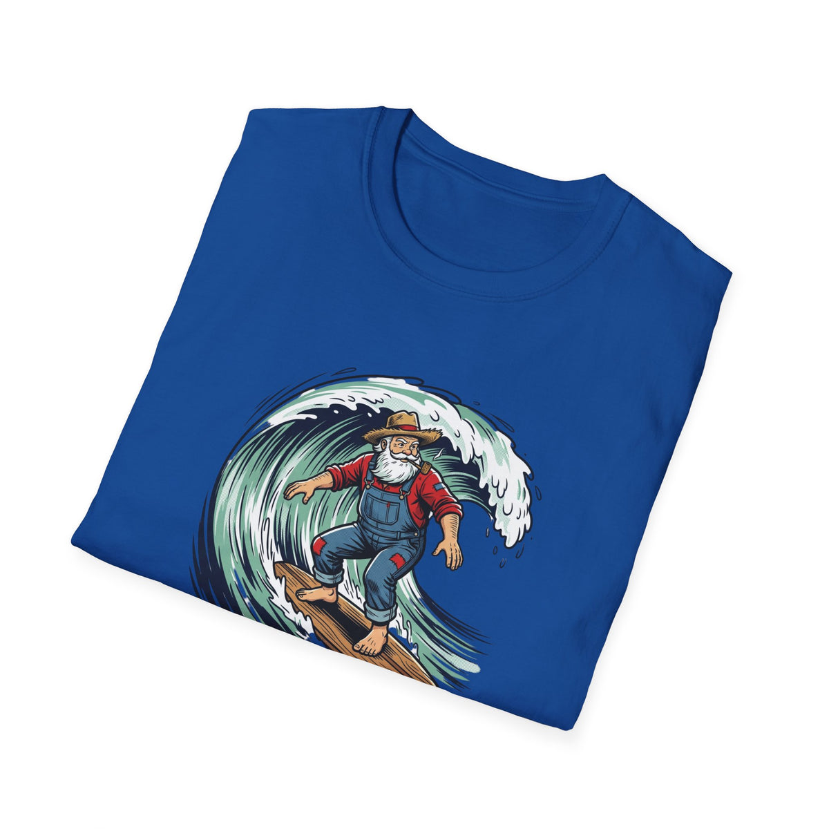 Redneck Santa T-Shirt — Surfing Santa Holiday Graphic Tee