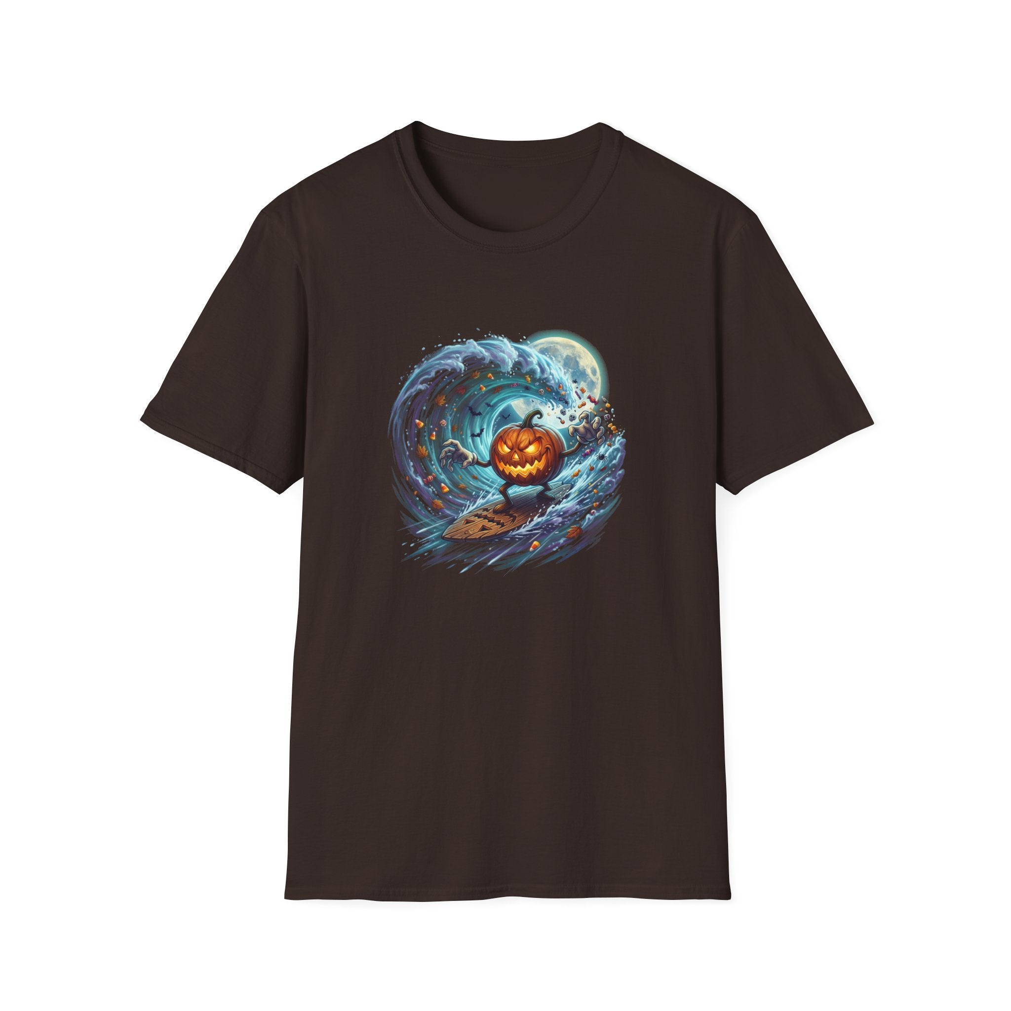 SURFING PUMPKIN Unisex Softstyle T-Shirt
