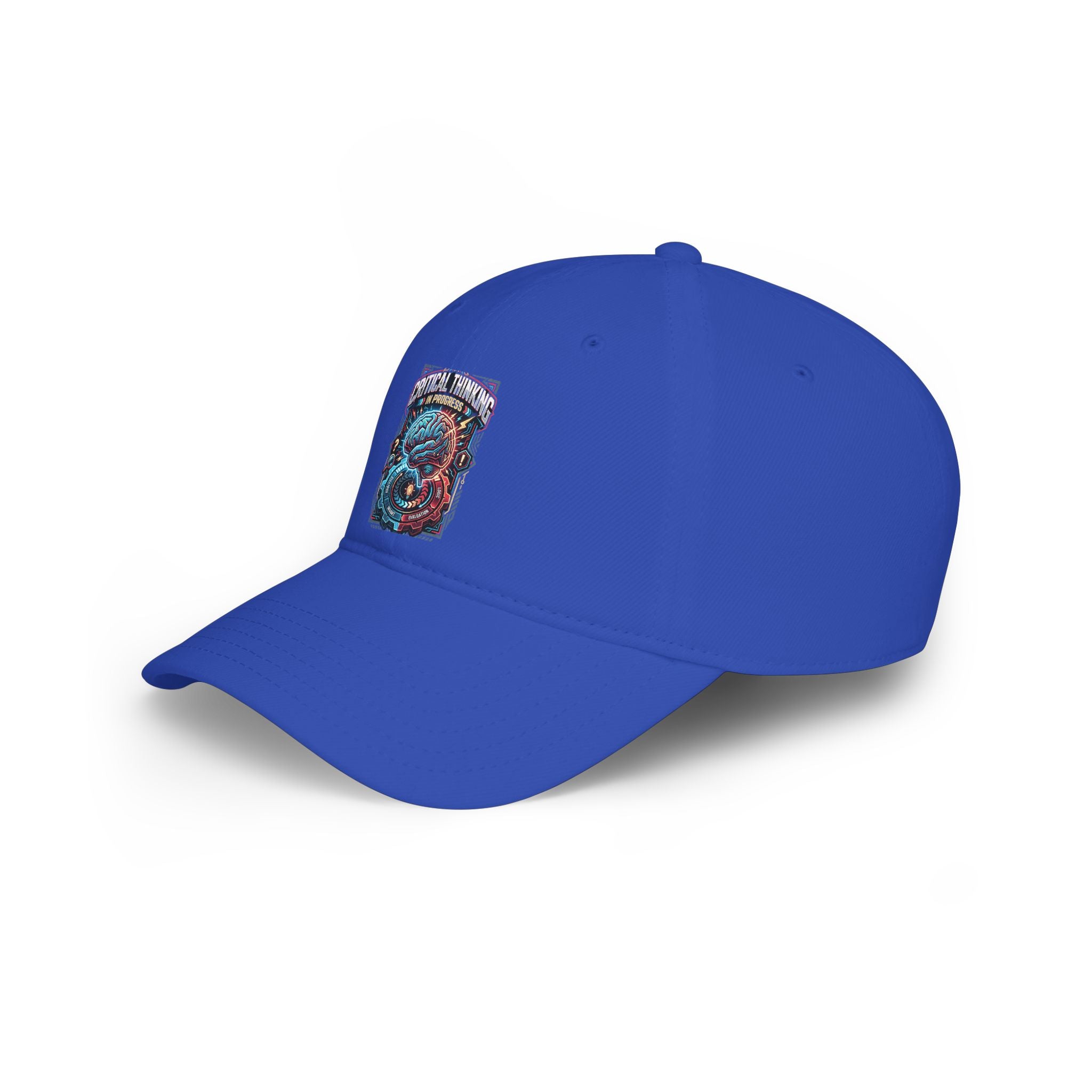 Dragon Skull Baseball Cap - 'Critical Thinking' Graphic Low Profile Hat