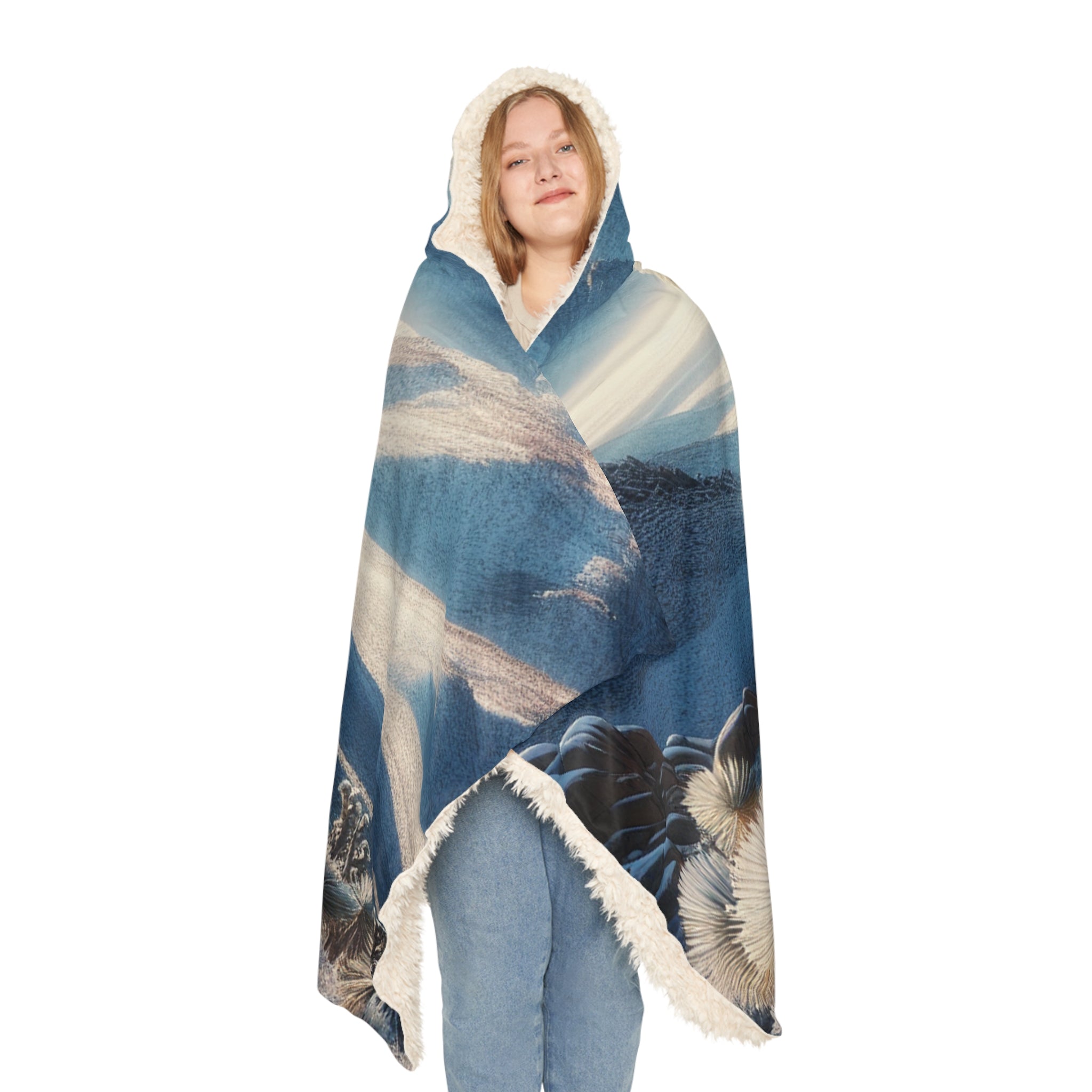 Snuggle Blanket - Joshua Tree with Snow