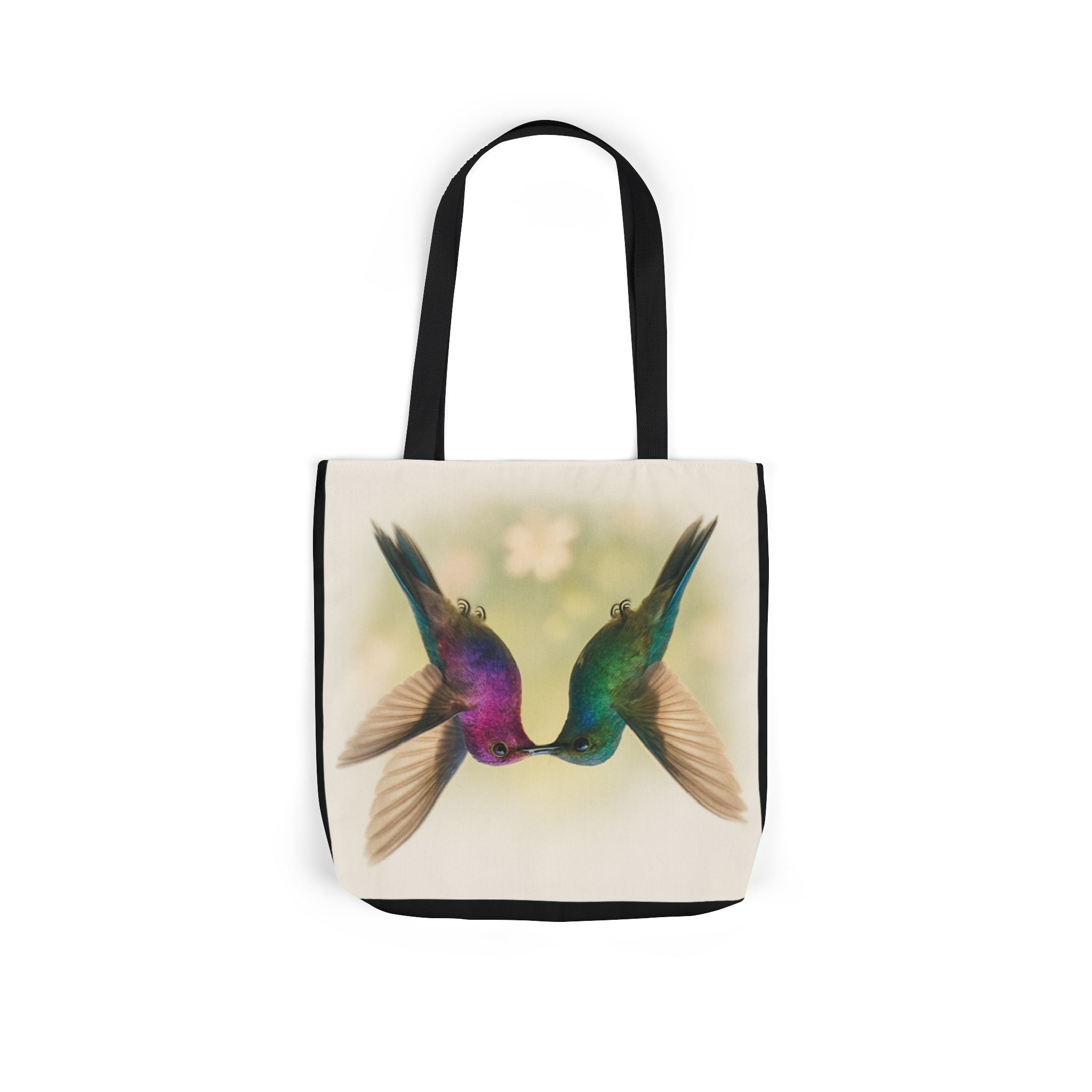 HUMMINGBIRD Canvas Tote Bag, 5-Color Straps