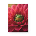 FROG IN A FLOWER Hardcover Journal Matte