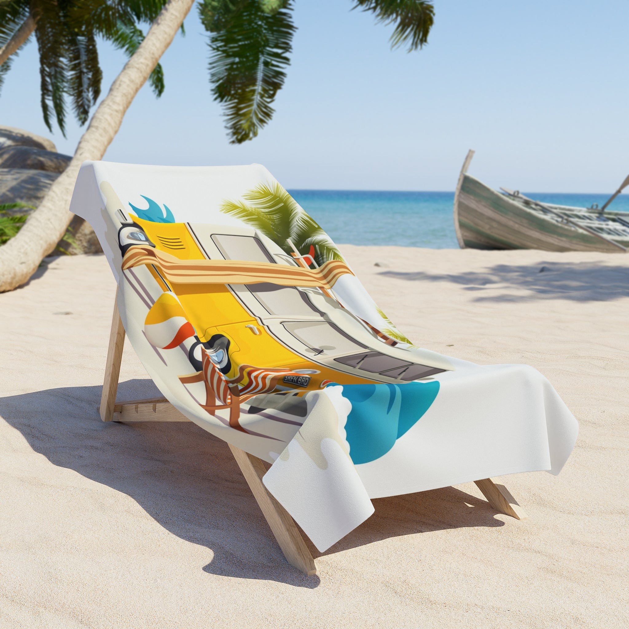 Classic Surf Van Beach Towel