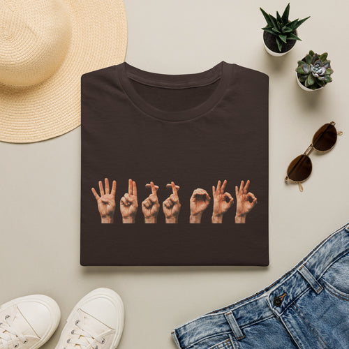 ASL Love Hands T-Shirt — American Sign Language 'I Love You' Graphic Tee