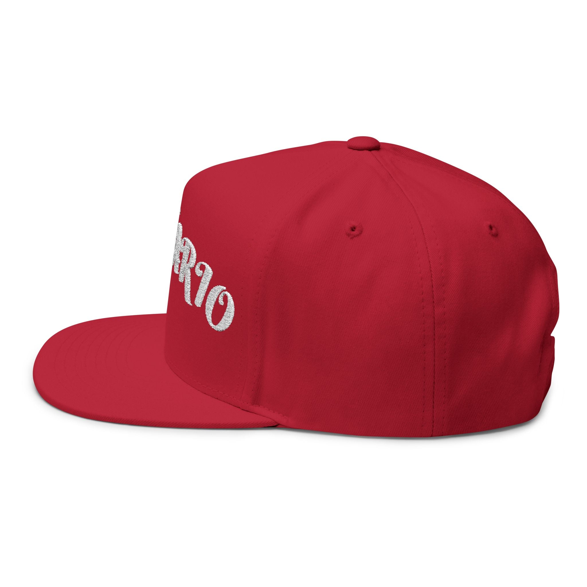 Flat Bill Cap (Embroidery)