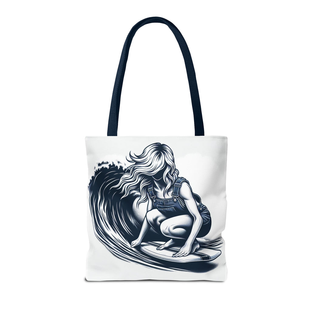 Female Surfer Tote Bag (AOP)