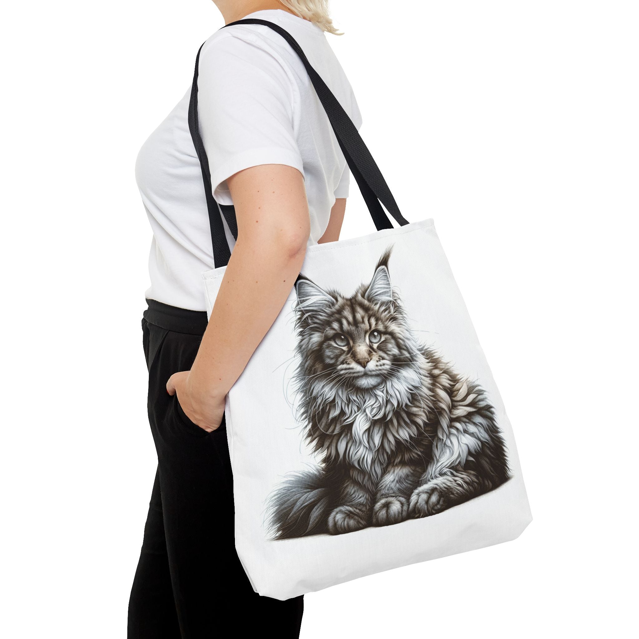 Maine Coon Cat Tote Bag (AOP)