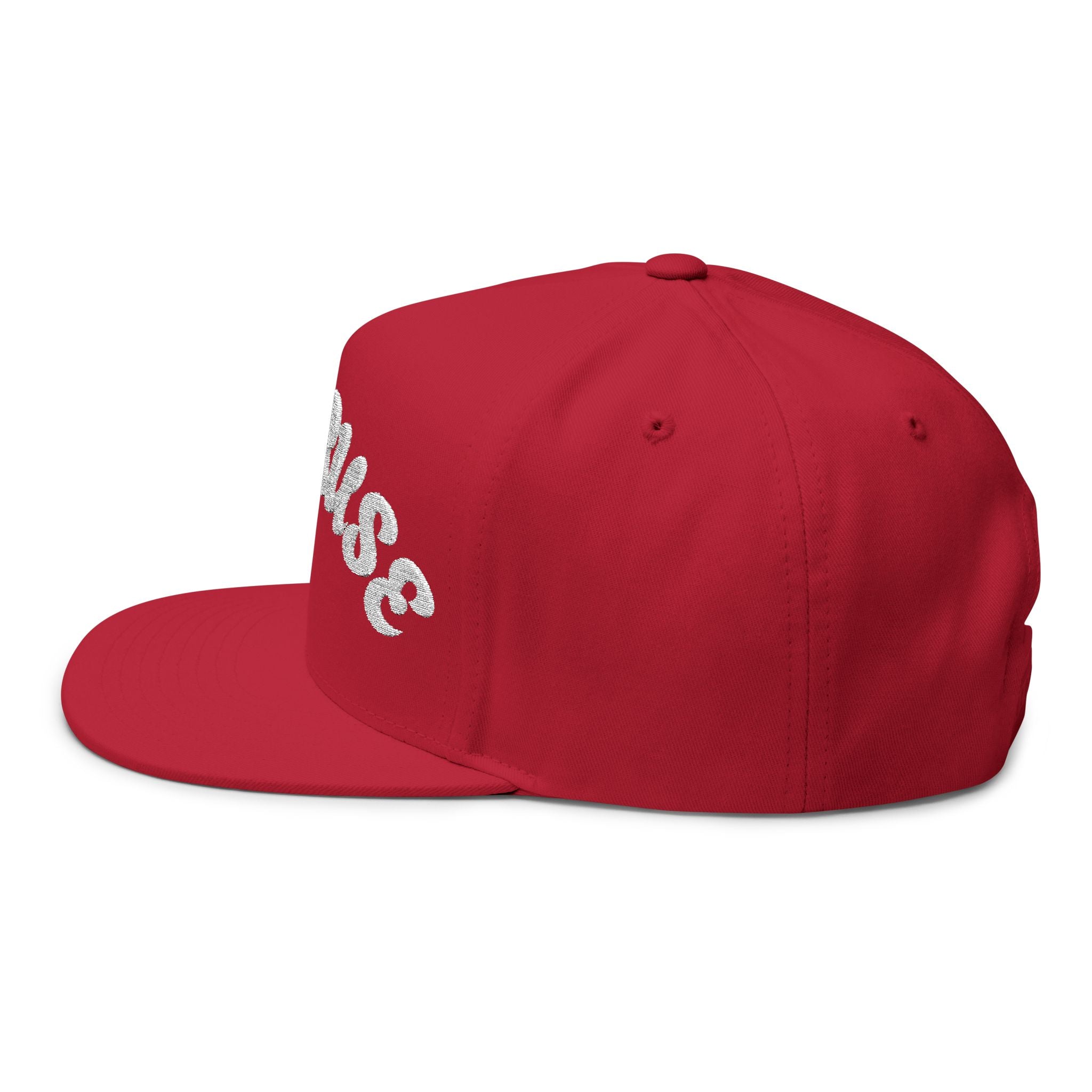 Flat Bill Cap (Embroidery)