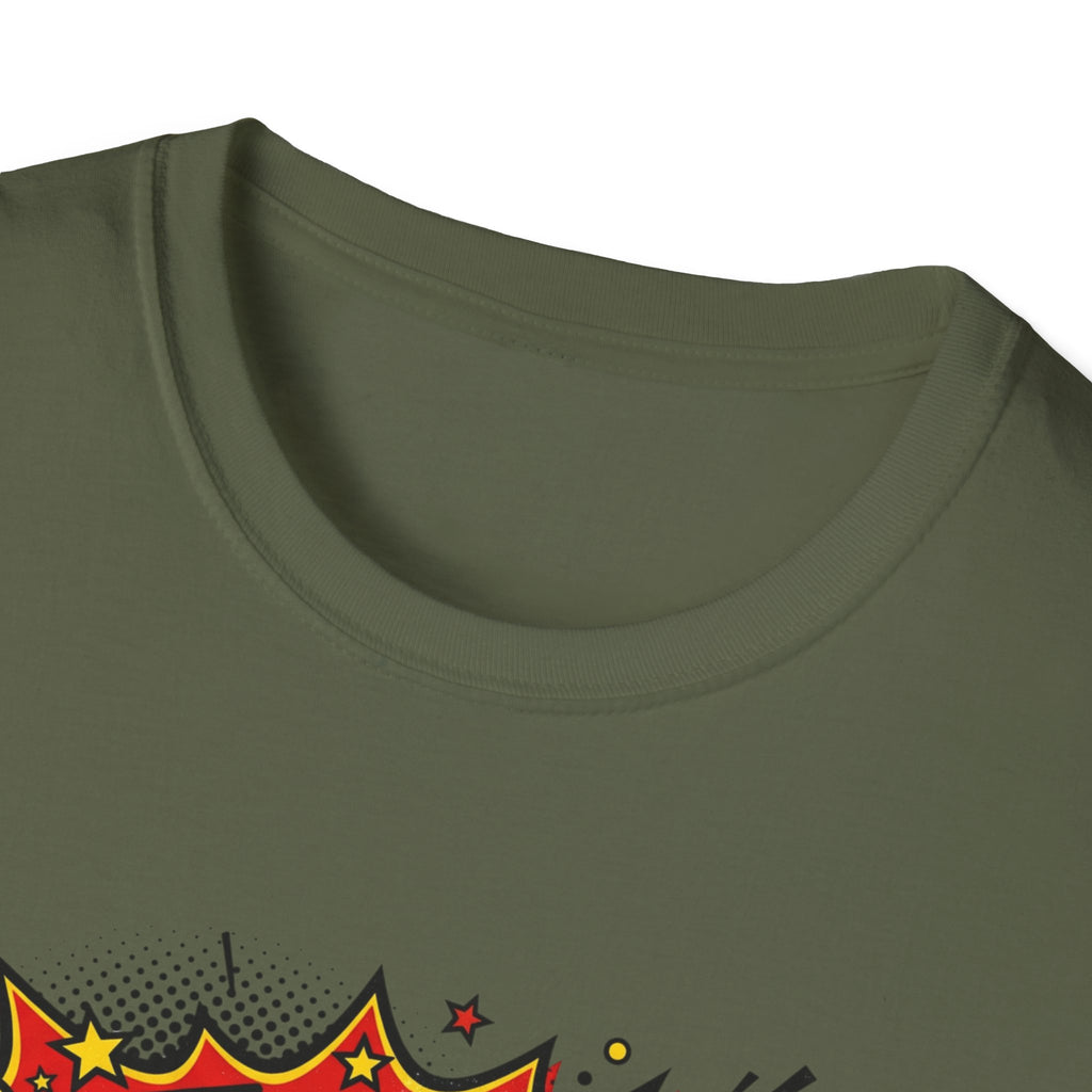 T-Shirt — Comic Pop Art “Potential in the Adjective Sense Don’t Work!” Graphic Tee