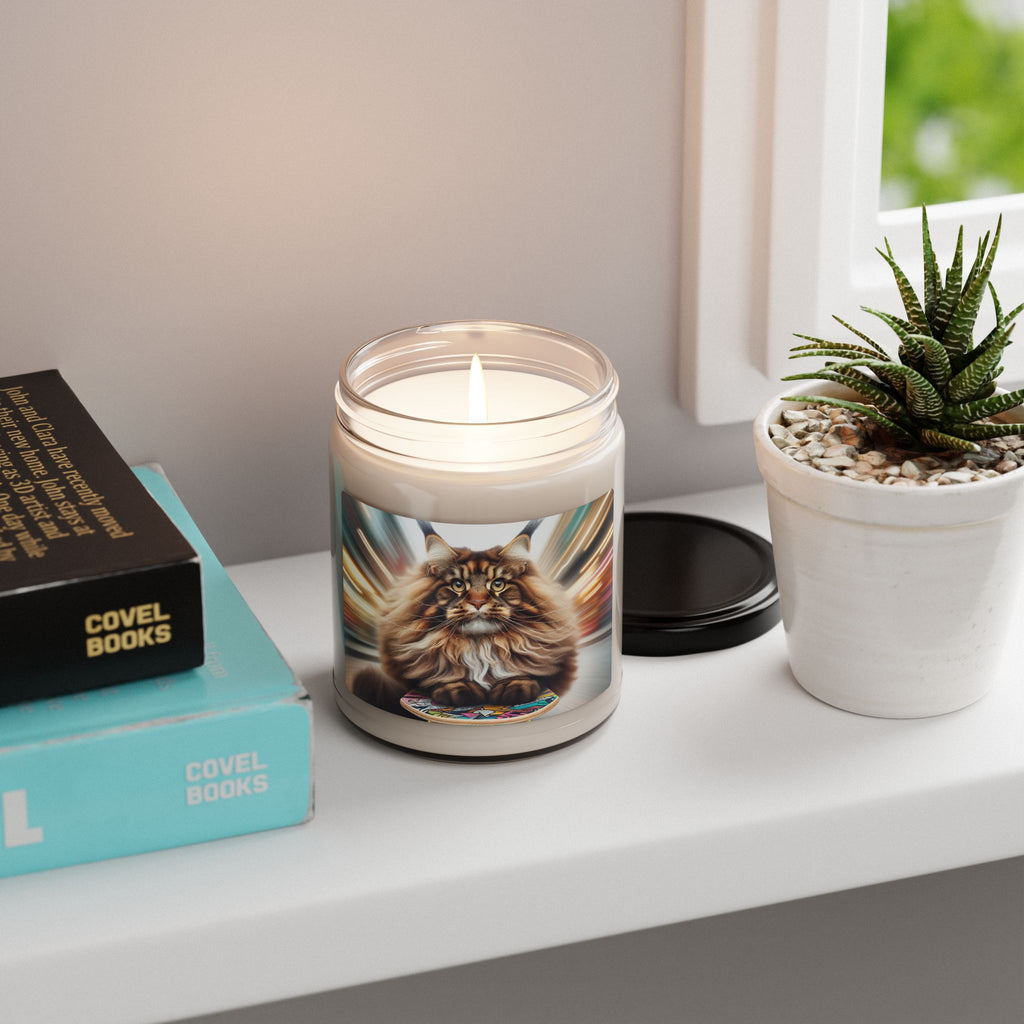 Maine Coon Cat Scented Candle (9oz)