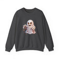 Candy Grabber Ghost Halloween Crewneck Sweatshirt