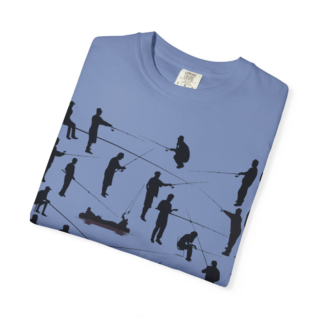 Different Styles of Fishing Garment-Dyed T-Shirt — New Colors