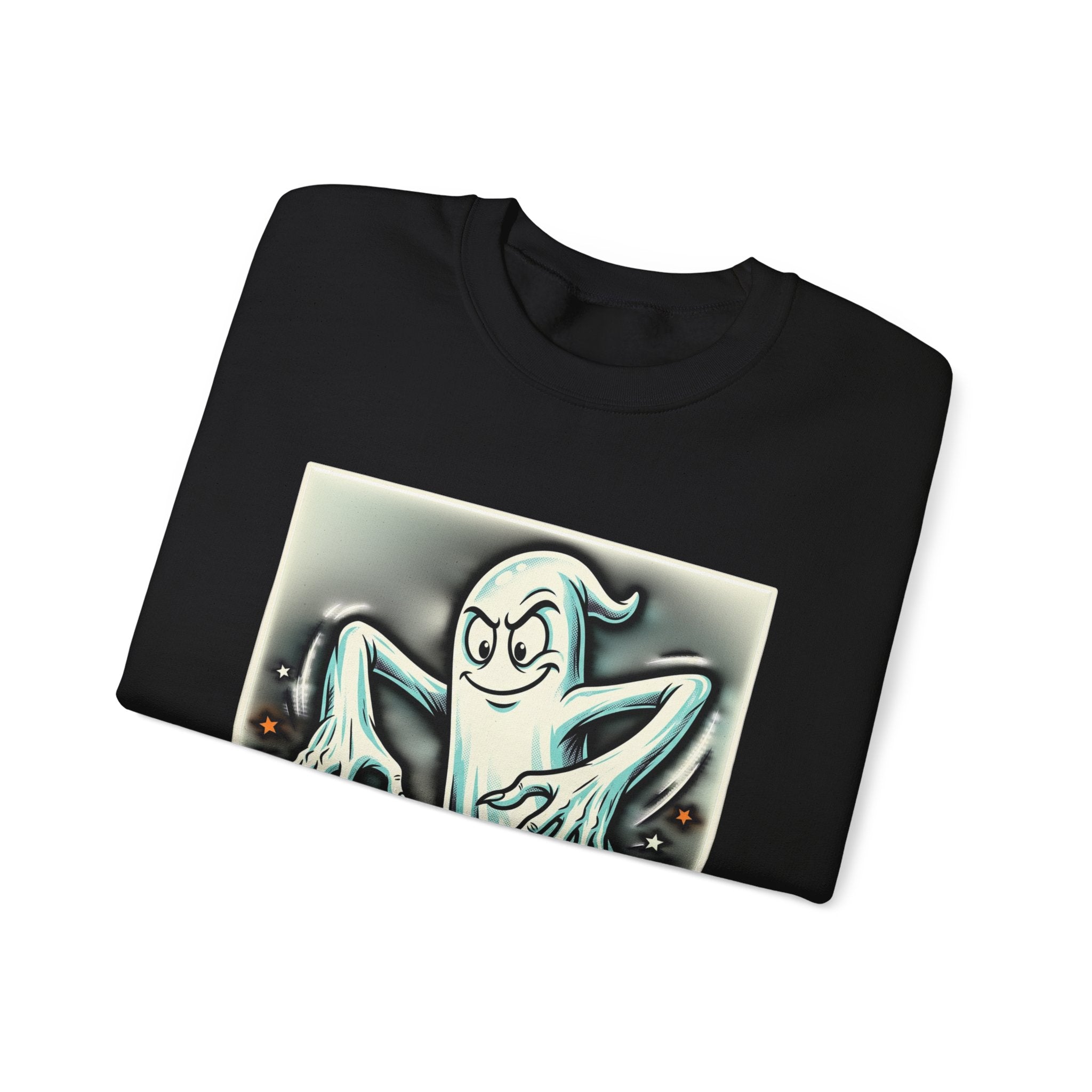 Vintage Candy Ghost Halloween Crewneck Sweatshirt