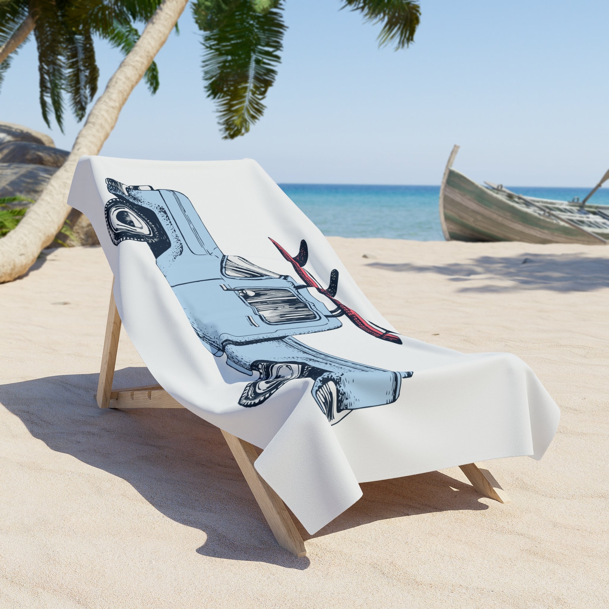 Classic Surf Truck Beach Towel
