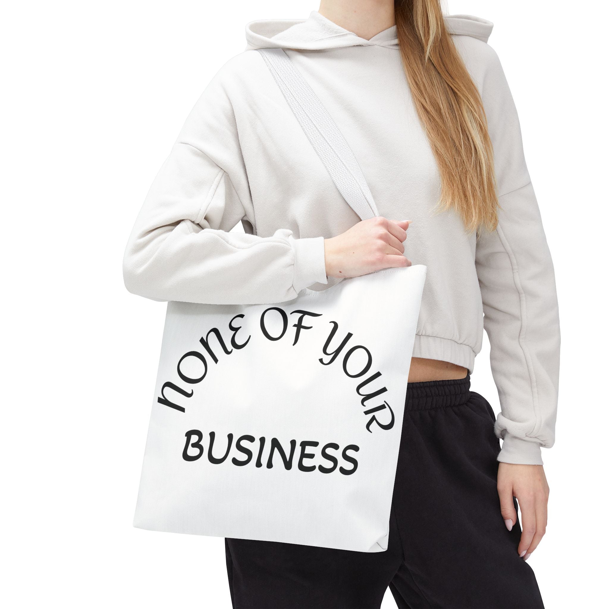 None of your Business (rat on the backside)Tote Bag (AOP)