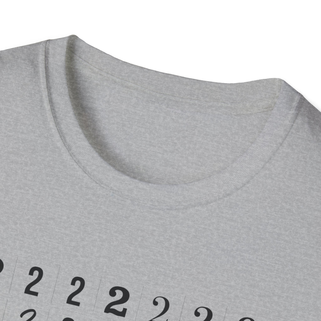 Running Number 2 Funny Bathroom Humor Graphic Unisex T-Shirt
