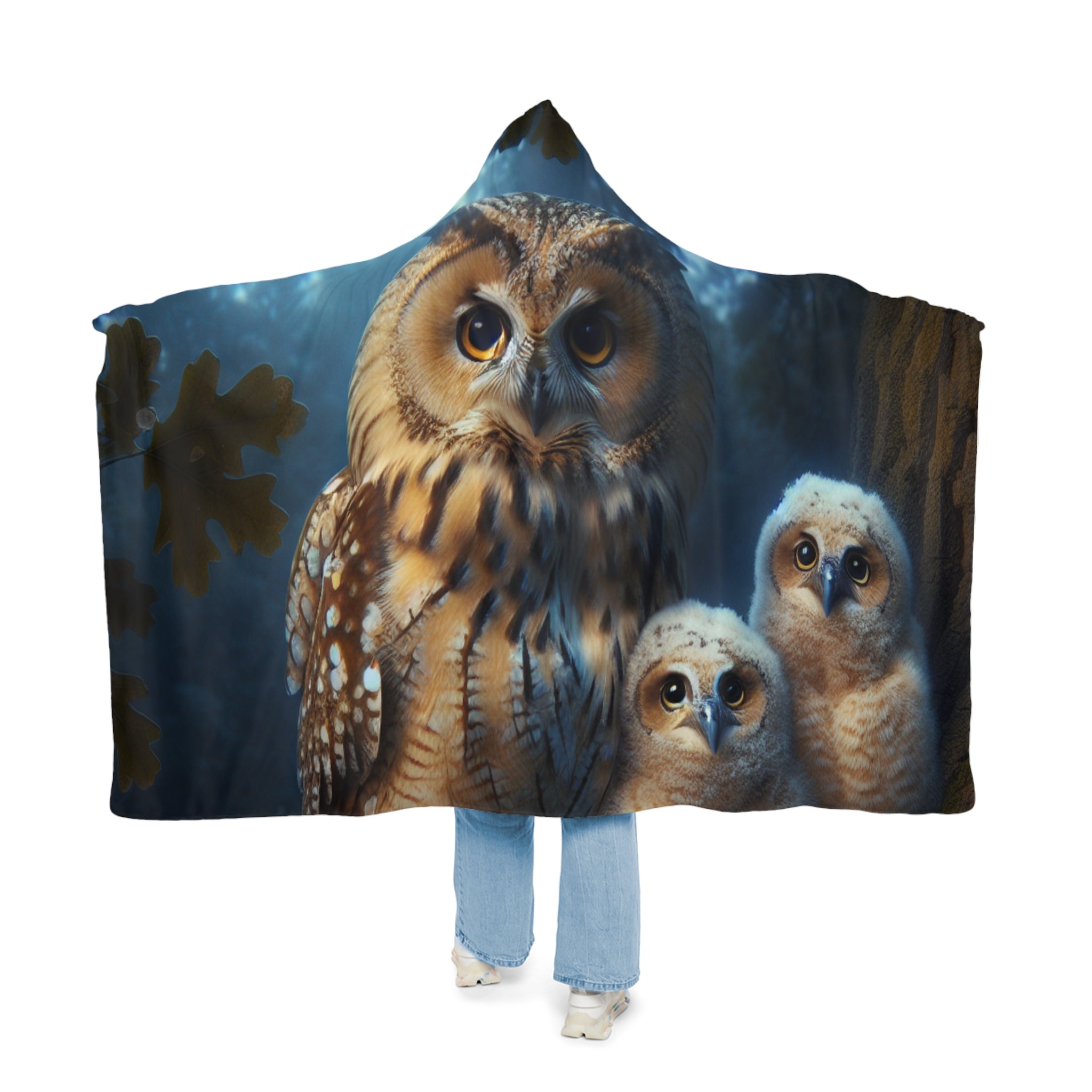 Snuggle Blanket - Owl with Babies
